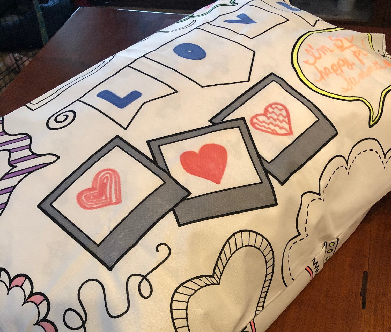 Frames Fun Pillowcases 2 Count The Coloring Table