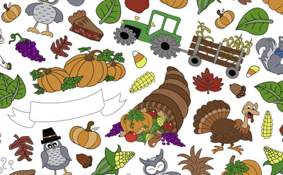 Thanksgiving and Fall Fun Placemats